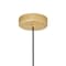 Cwi Lighting Saleen LED Mini Pendant With Sun Gold & Black Finish 1156P4-625 - alternate 5